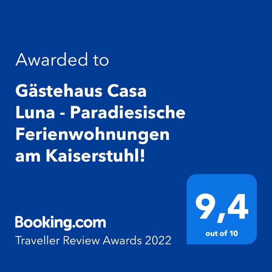 Gaestehaus Casa Luna - Paradiesische Ferienwohnungen Am Kaiserstuhl! Bischoffingen المظهر الخارجي الصورة